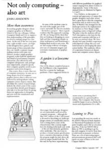 Computer Bulletin - September 1987