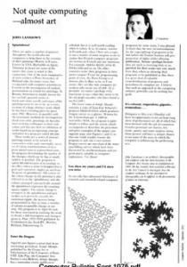 Computer Bulletin - September 1975