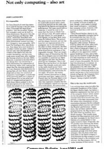 Computer Bulletin - June 1981