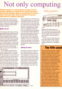 Computer Bulletin - February 1991