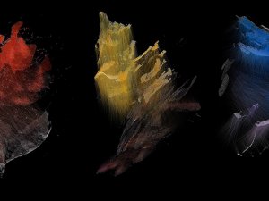 Stuart Batchelor - Celestial Horizons Triptych: Nova, Sunken Sun, Evening Star (2019)