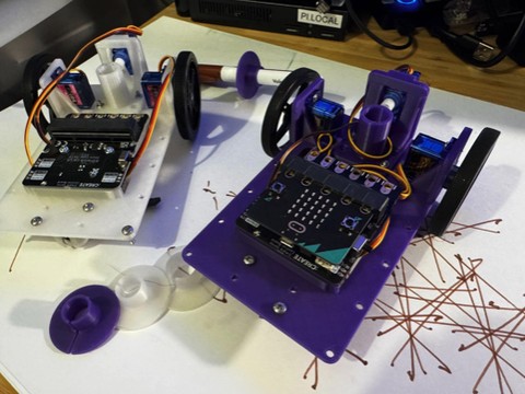 Drawing machines and robots at the CAS Digital Design Weekend workshop