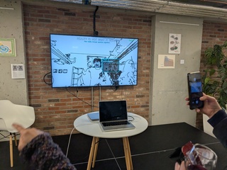 Q Word Exhibition Opening
