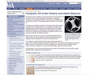 Museum computer art home page